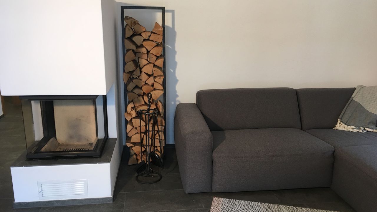 Wohnbereich mit Kamin Wohnbereich mit Kamin